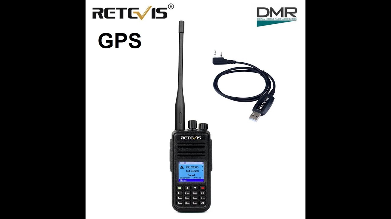Retevis RT3 S GPS Radio Recepção digital DMR e analógica escuta publica digital (Parte 1)