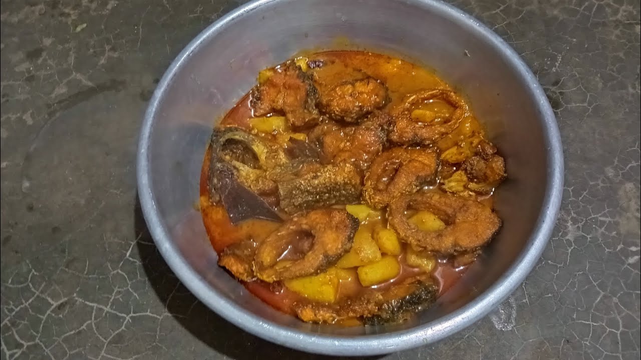 আলু দিয়ে পোনা মাছের ঝোল রেসিপি #cook #recipe 