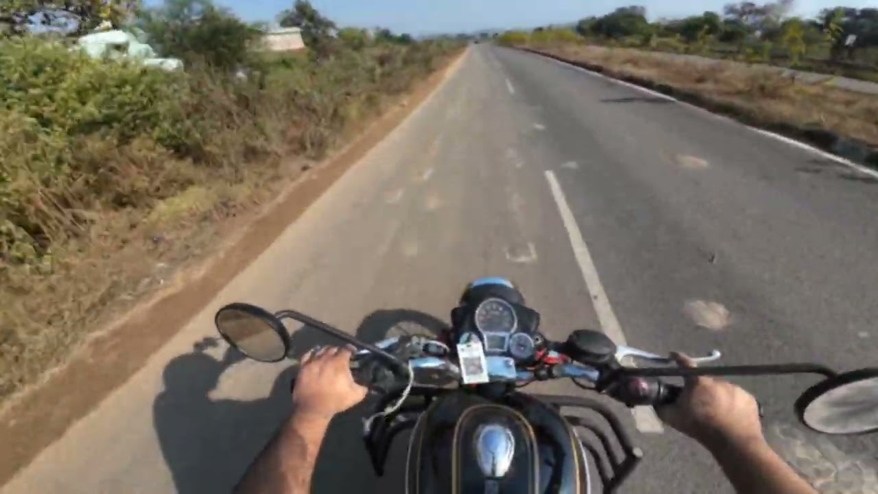 Bullet 350 Battalion Black • Just the road & vibes 🖤🏍️