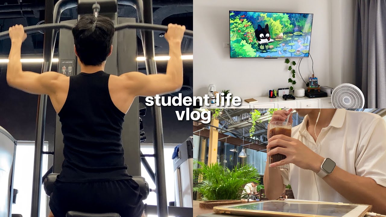a day in my student life🍃| ชีวิตนักศึกษามธ. 1 วัน, กิน อ่านหนังสือ ออกกำลังกาย