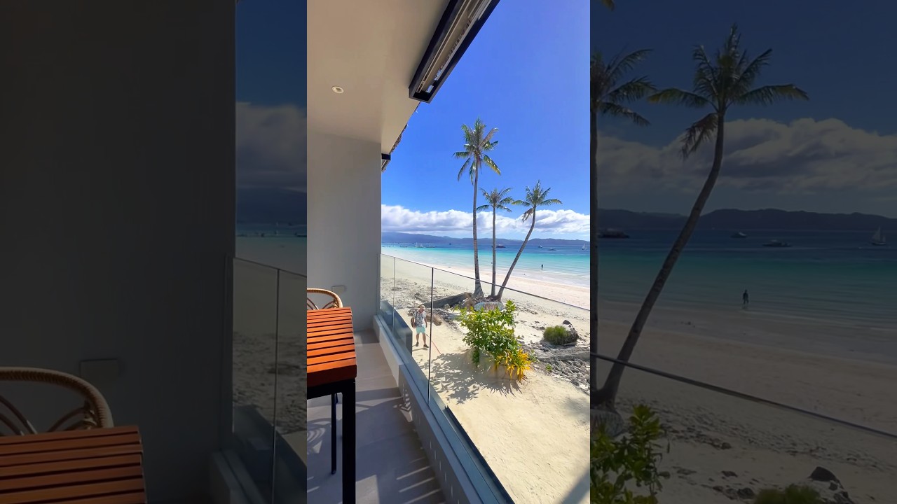 🔥 Our favorite beachfront hotel in Boracay station 1!