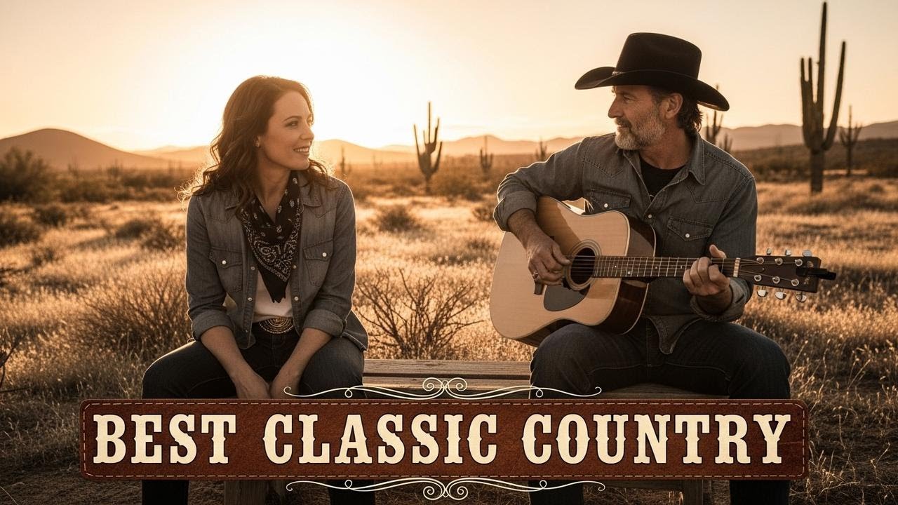 Relaxing Classic Country Melodies – Peaceful & Calm Country Ballads with Acoustic Country Style