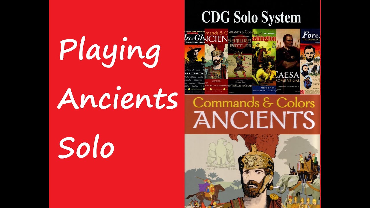 Playing C&C Ancients using CDG Solo System