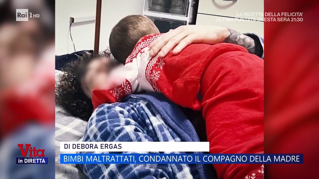 Bimbi maltrattati, condannato il compagno della madre - Vita in diretta 16/10/2025