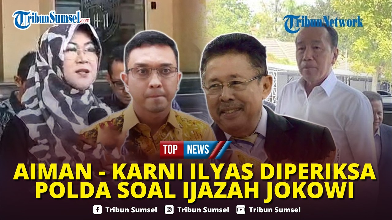 🔴Jurnalis Karni Ilyas dan Aiman Witjaksono Ikut Diperiksa Buntut Polemik Isu Ijazah Palsu Jokowi