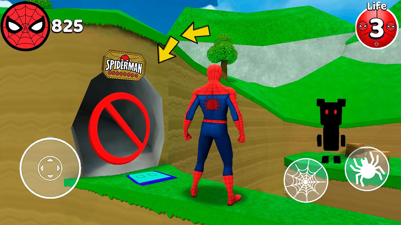Secret Spider-Man Place | Super Bear Adventure