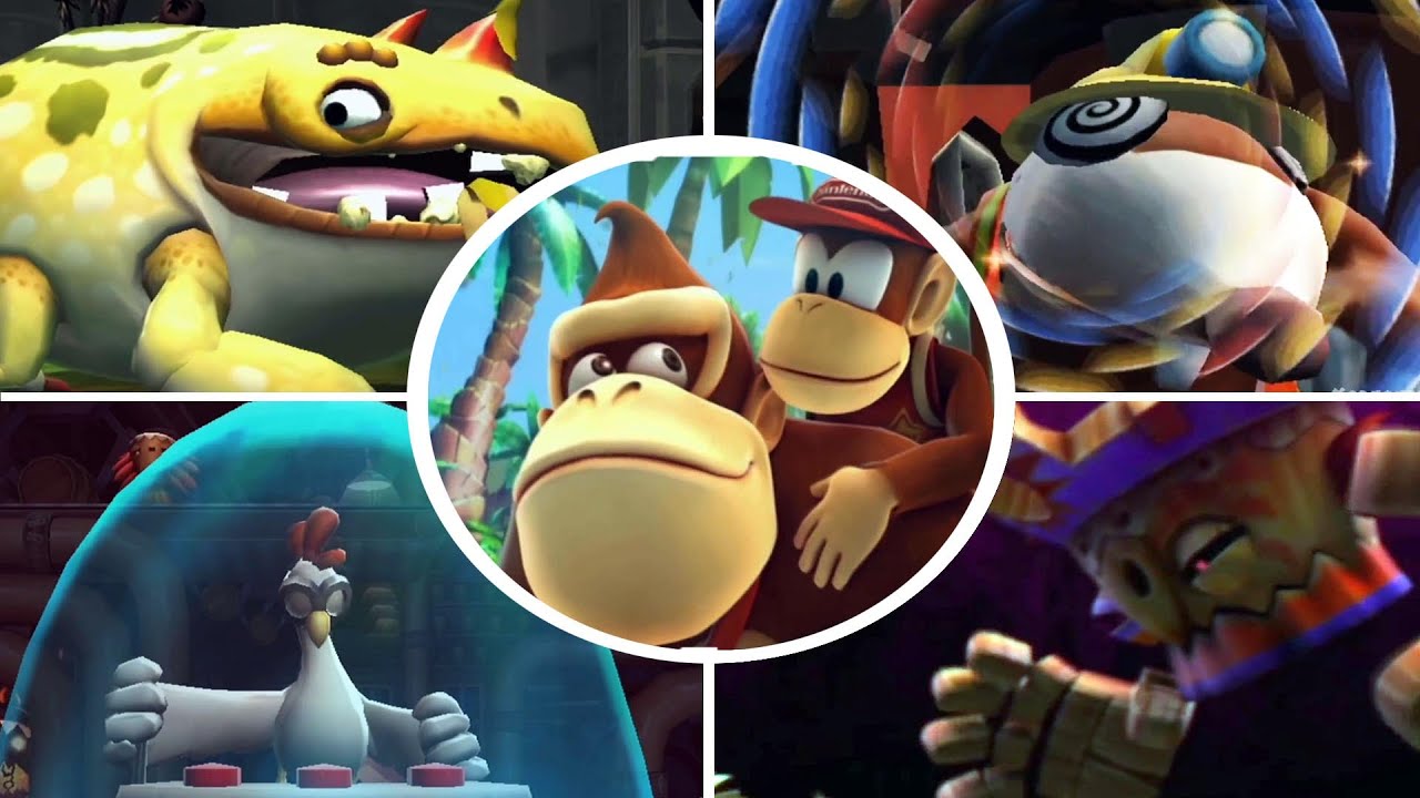 Donkey Kong Country Returns All Bosses