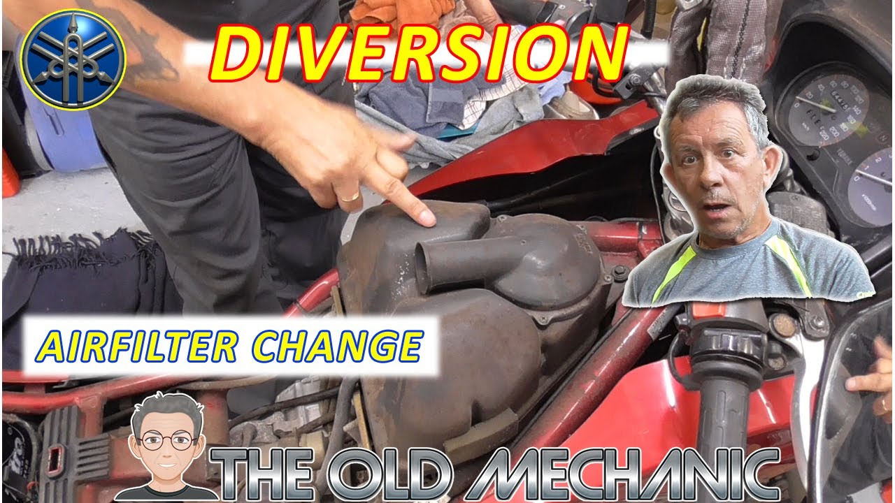YAMAHA DIVERSION XJ600S [1998] ЗАМЕНА ВОЗДУШНОГО ФИЛЬТРА легко...? 👨‍🔧---🏍