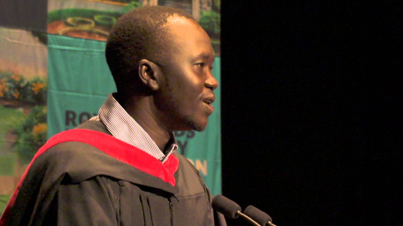 2012 Fall Convocation: Alumni Excellence Award winner Mading Ngor