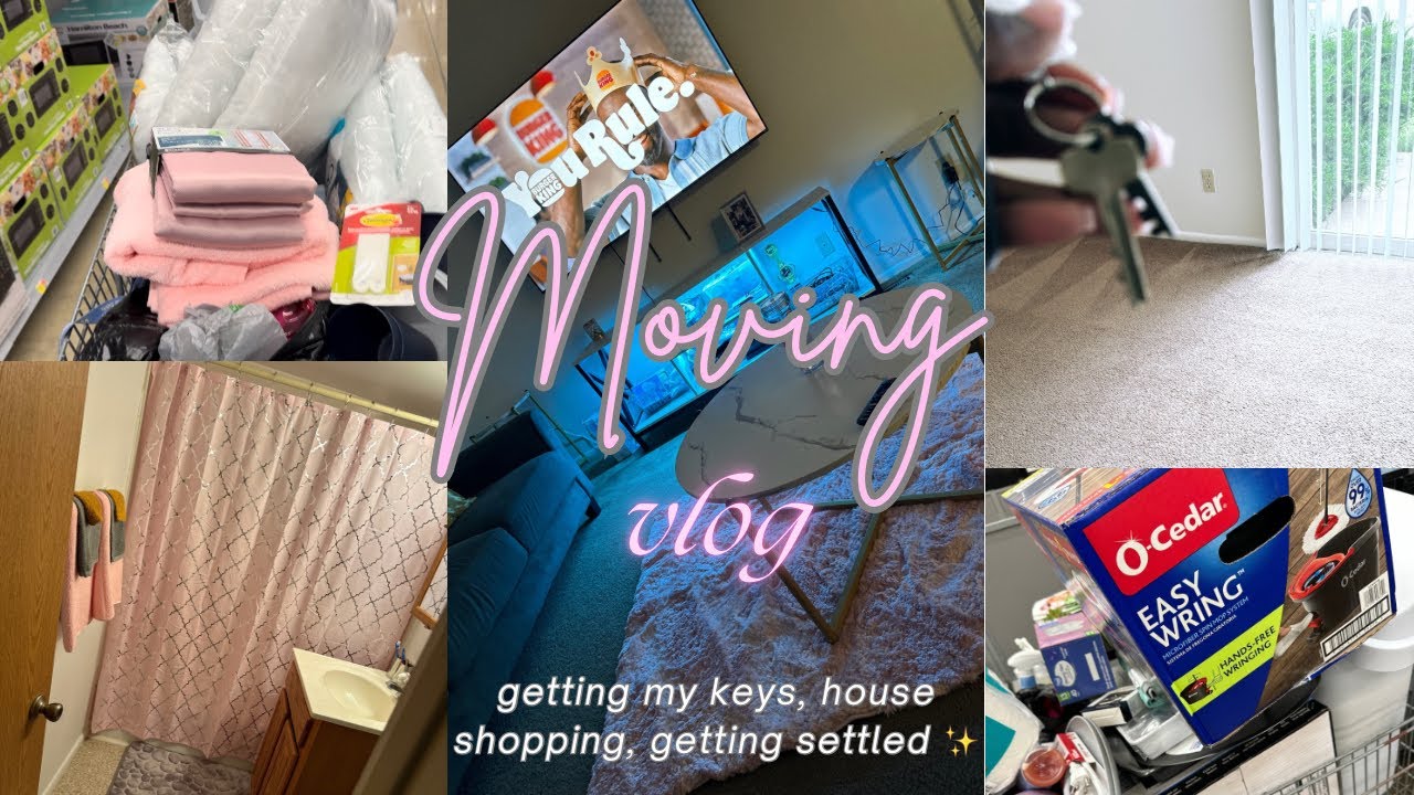 MOVING VLOG ✨🏡: Unpacking, House Shopping, Settling In + More 📦