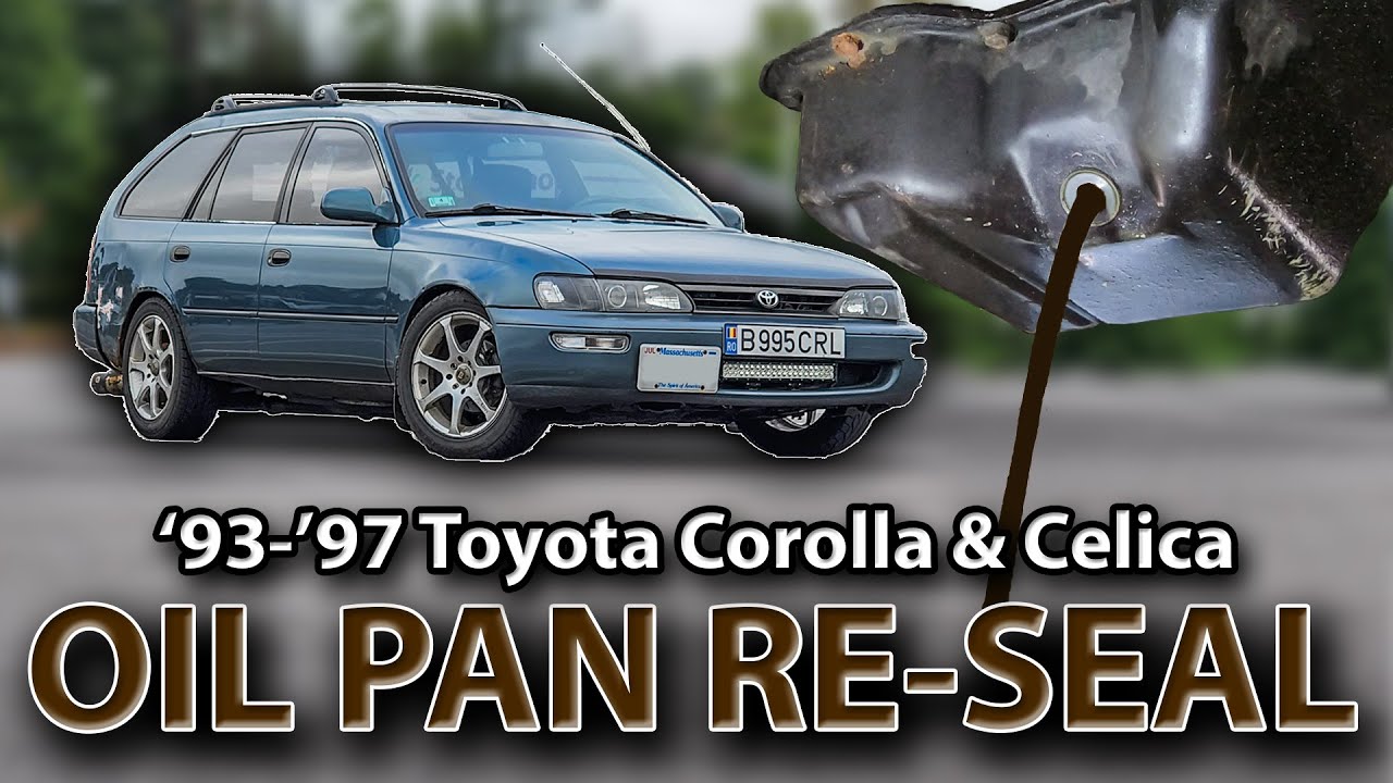 Oil Pan Re-Seal 1993-1997 Toyota Corolla & Celica (1.8L 7A-FE)