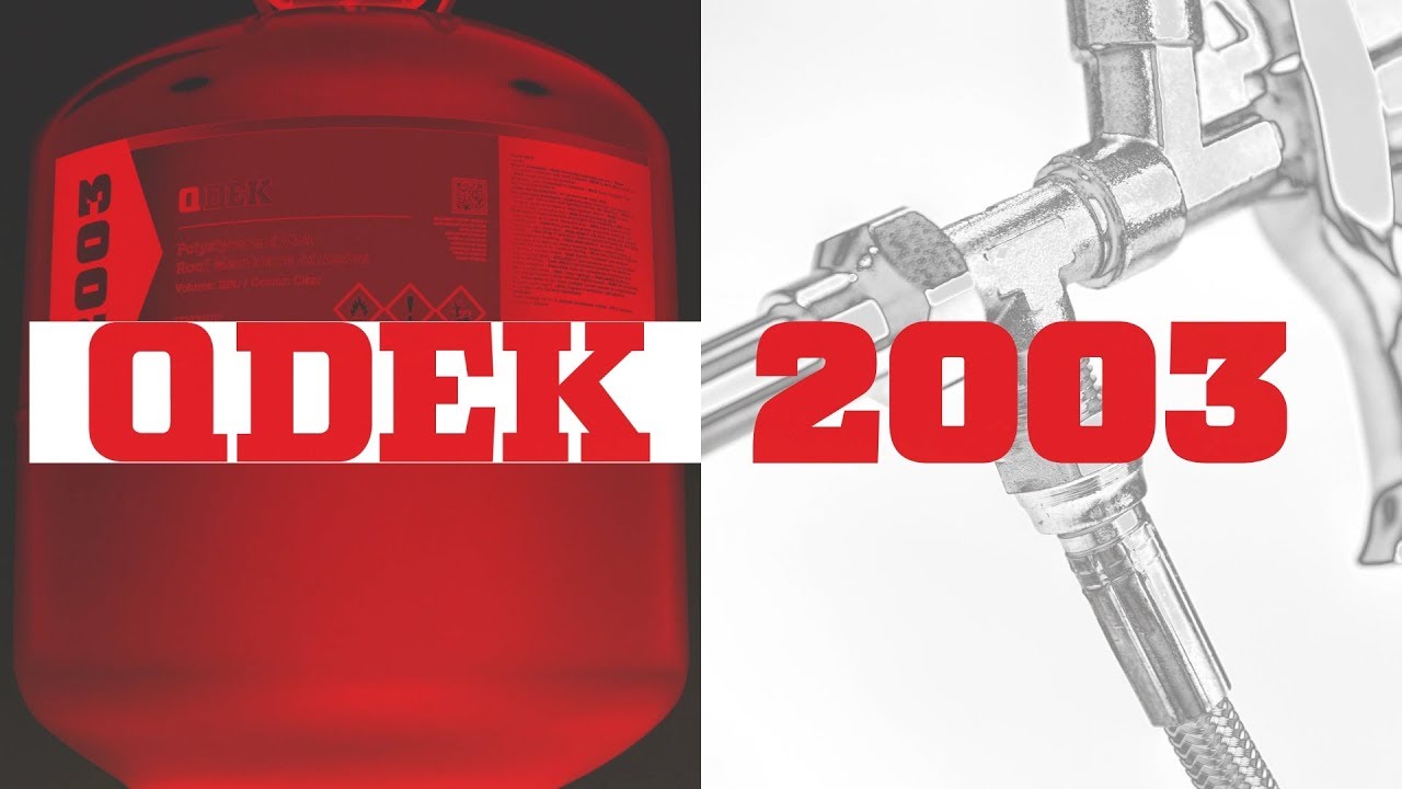 Q-Dek 2003 TUTORIAL - Polystyrene EPDM Roof Membrane Adhesive