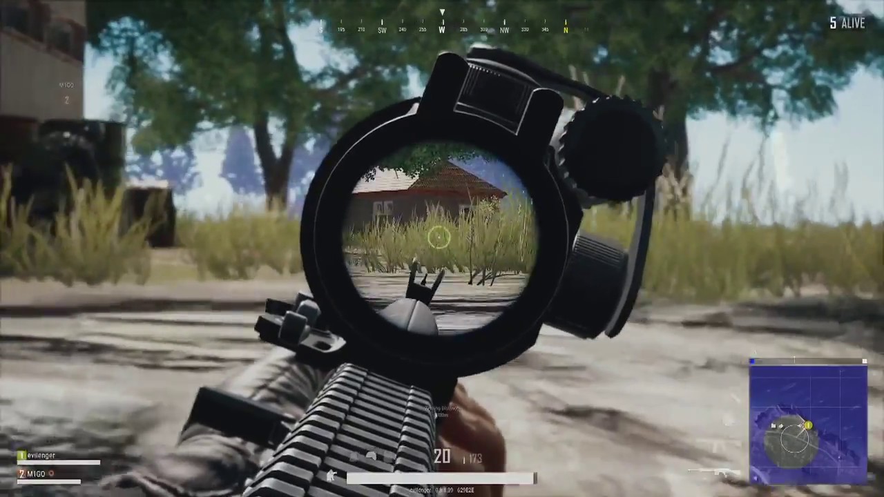 PUBG Xbox One Duo Time with a Chicken Dinner Finish