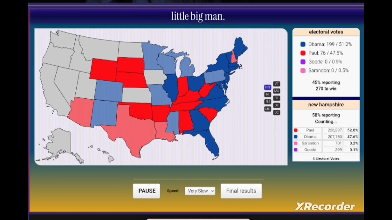 Little Big Man(My 2012 Election: Barack Obama vs Ron Paul)