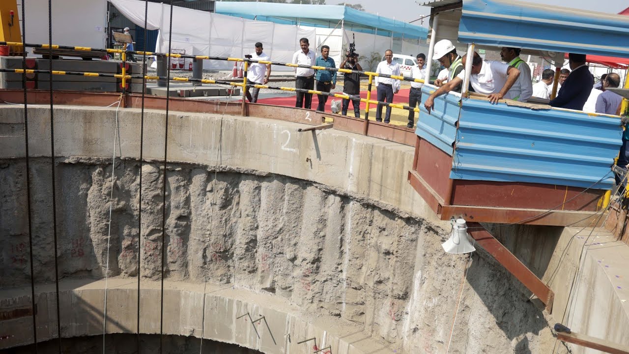 CIDCO created history by achieving a unique milestone in tunnel excavation first time... Hetawane