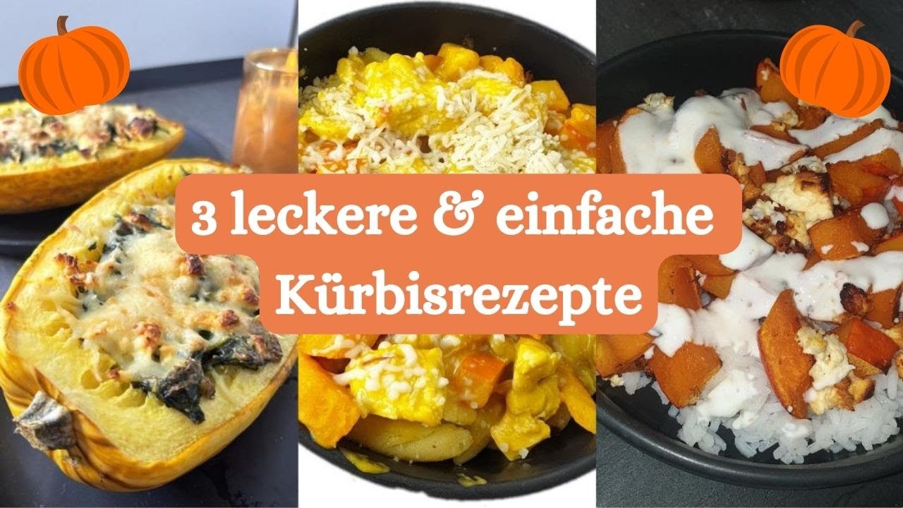 3 LECKERE UND EINFACHE KÜRBISREZEPTE,  DIE DU KENNEN MUSST!