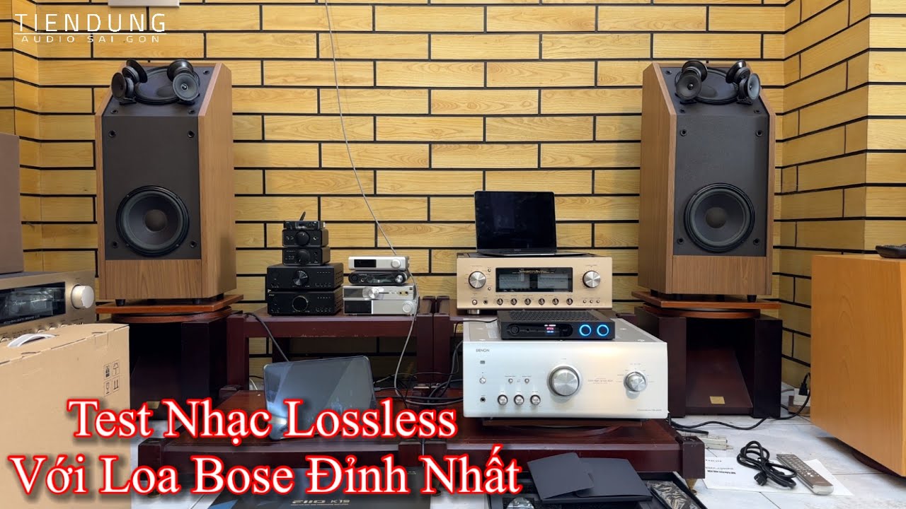 Test và Review Bộ 3 Thiết Bị Loa Bose 601 Series III, Ampli Denon PMA-2000RE, và DAC FiiO K19