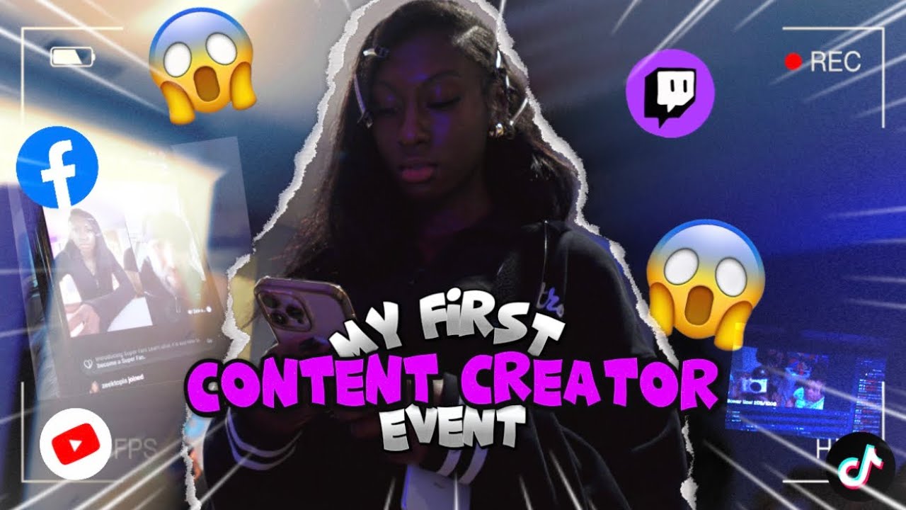 I went to a content creator event!