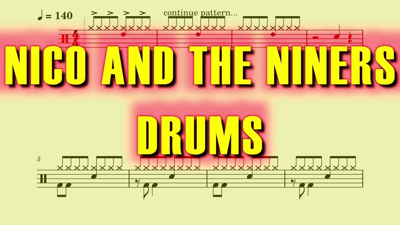 Nico And The Niners - Twenty One Pilots - Drums Sheet Music