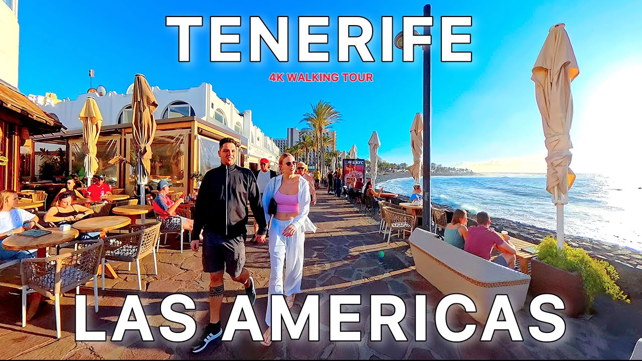 TENERIFE WALK 4K &ndash; Las Am&eacute;ricas | Is It Really Like This? ☀️ December 2025