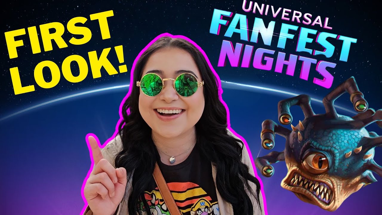 WE GOT A BEHIND THE SCENES TOUR OF UNIVERSAL FAN FEST NIGHTS 2025! Universal Studios Hollywood