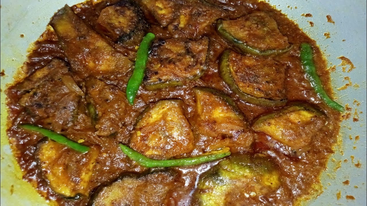 মাছ ছাড়া বেগুনের তরকারি যে এত মজা, না খেলে বিশ্বাসই করবেন না / Begun bahar/ begun @taslimanoor2504 