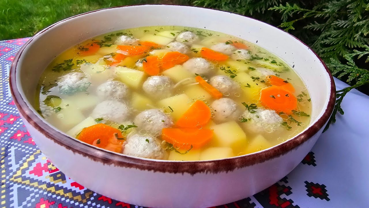 🇺🇦🥣ГАРЯЧИЙ СУП З ФРИКАДЕЛЬКАМИ. СМАЧНО, КОРИСНО ТА ПОЖИВНО.🥣🇺🇦