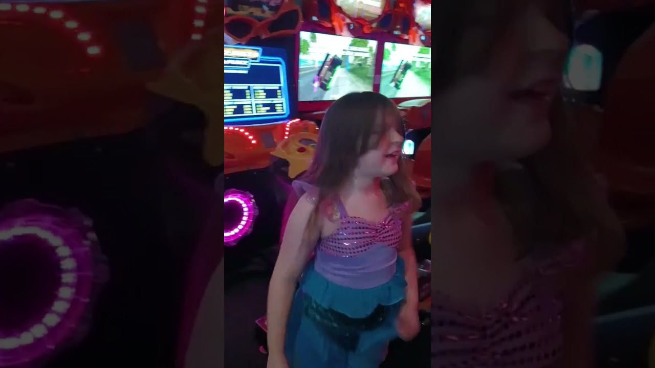 Playing games at the Arcade #arcade 