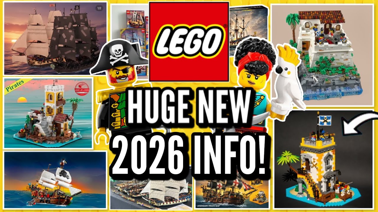SO MUCH NEWS! Privateer Frigate Fortuna, Legendary Pirate Ship, MOCs & MORE! 