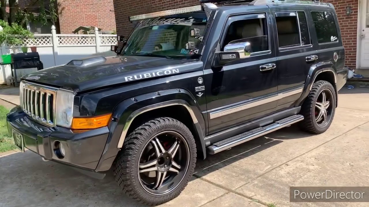 JEEP COMMANDER LIFT KIT ON