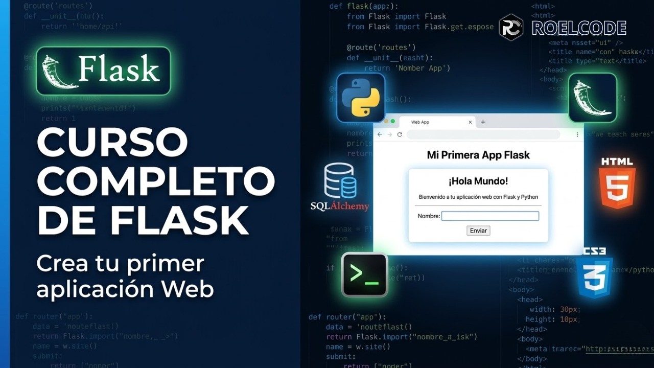 👨&zwj;🎓Curso de Flask para principiantes - Tutorial para crear aplicaciones web