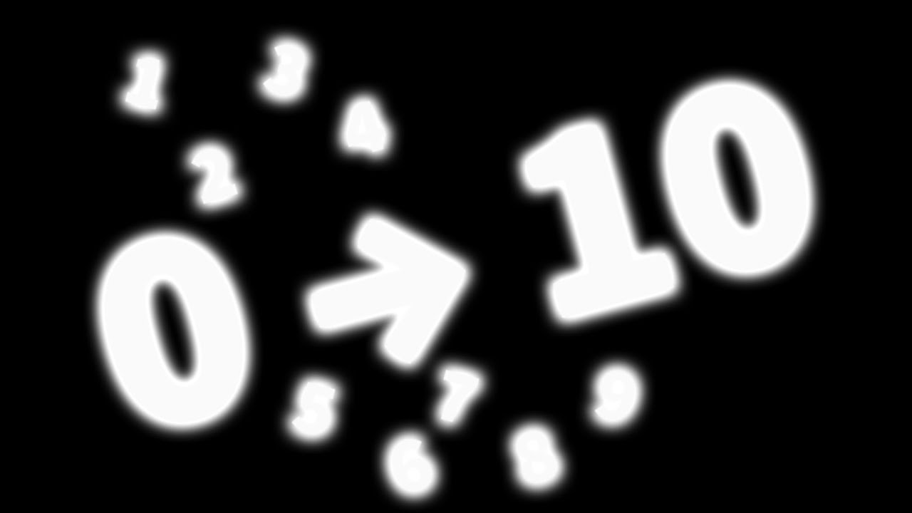 Numbers 0 to 10 - Further Extended (Original by @Psifinity)