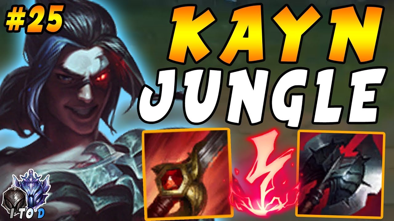 Kayn JUNGLE with Electrocute Red Smite Warrior and Black Cleaver | Iron IV to Diamond Ep #25