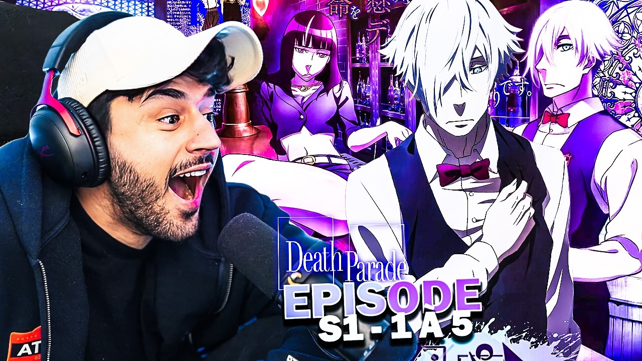 BIENVENUE AU BAR OÙ TA VIE SE DÉCIDE 🍸🎲  DEATH PARADE EPISODE 1 À 5 REACTION FR !