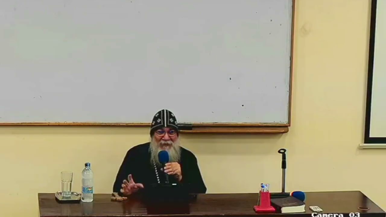 محاضرة نيافة الحبر الجليل الأنبا مكاريوس أسقف المنيا وتوابعها، 