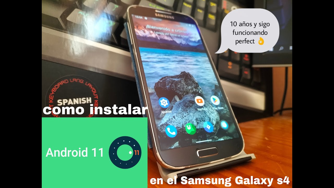 Actualiza tu viejo Samsung Galaxy S4 😉, como instalar una custom ROM android 11 #tutorial