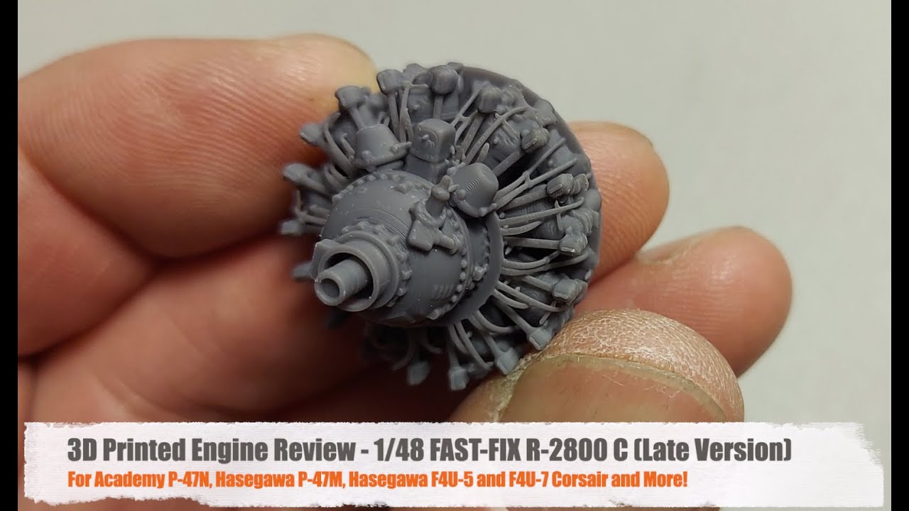 3D Printed Engine Review - Fast-Fix R-2800 C (Late Version) RFF48076