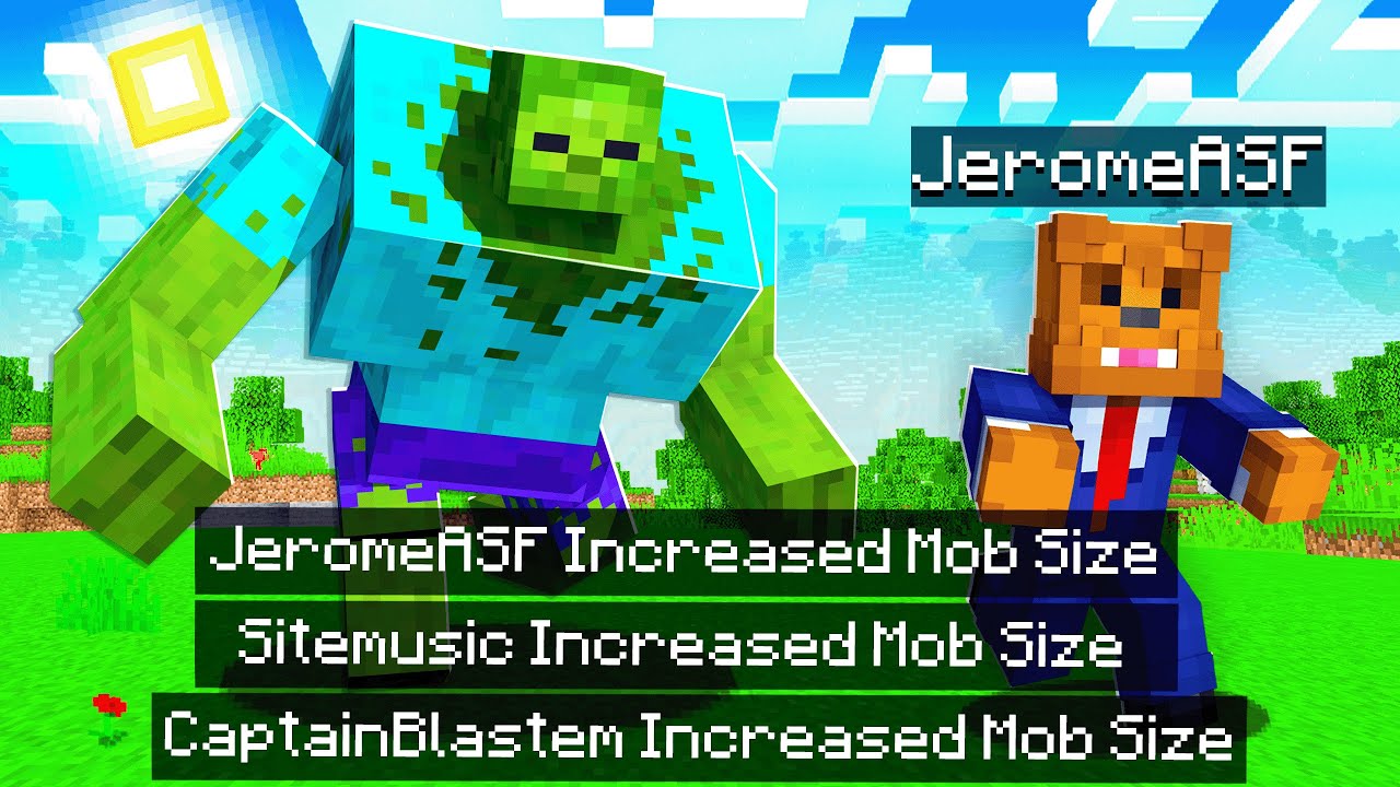 Minecraft, But Killing Mobs Makes Them GROW!