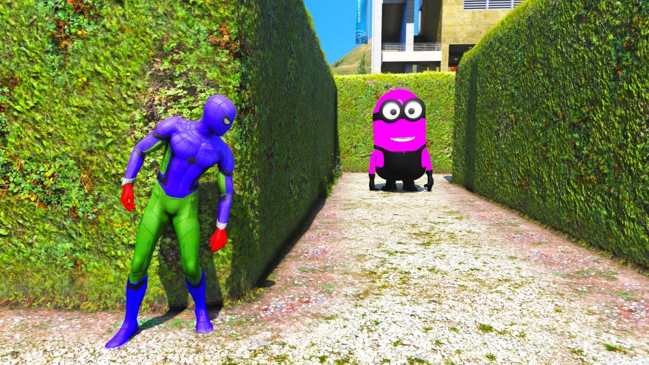 GTA 5: Spiderman Vs Minions Adventures - Extreme Jumps & Fun Ragdoll EP- 2