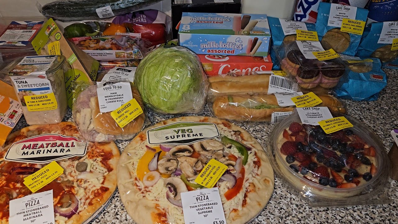 24p yellow stickers. Morrisons haul with lots of reductions