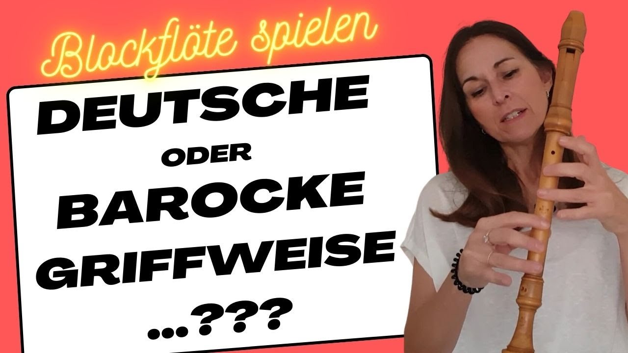 Немецкая или барочная аппликатура?  | #verasblockflötenkanal