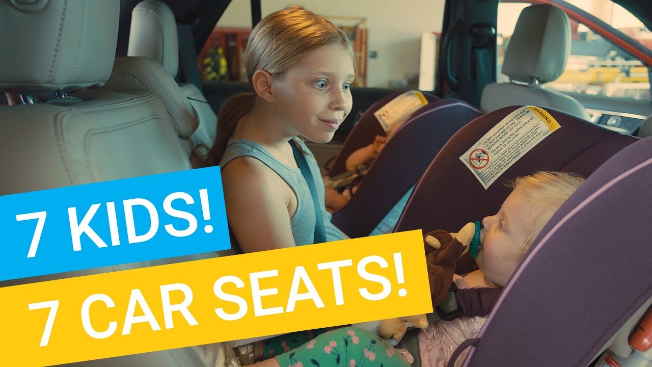 7 kids...7 Car seats!!!