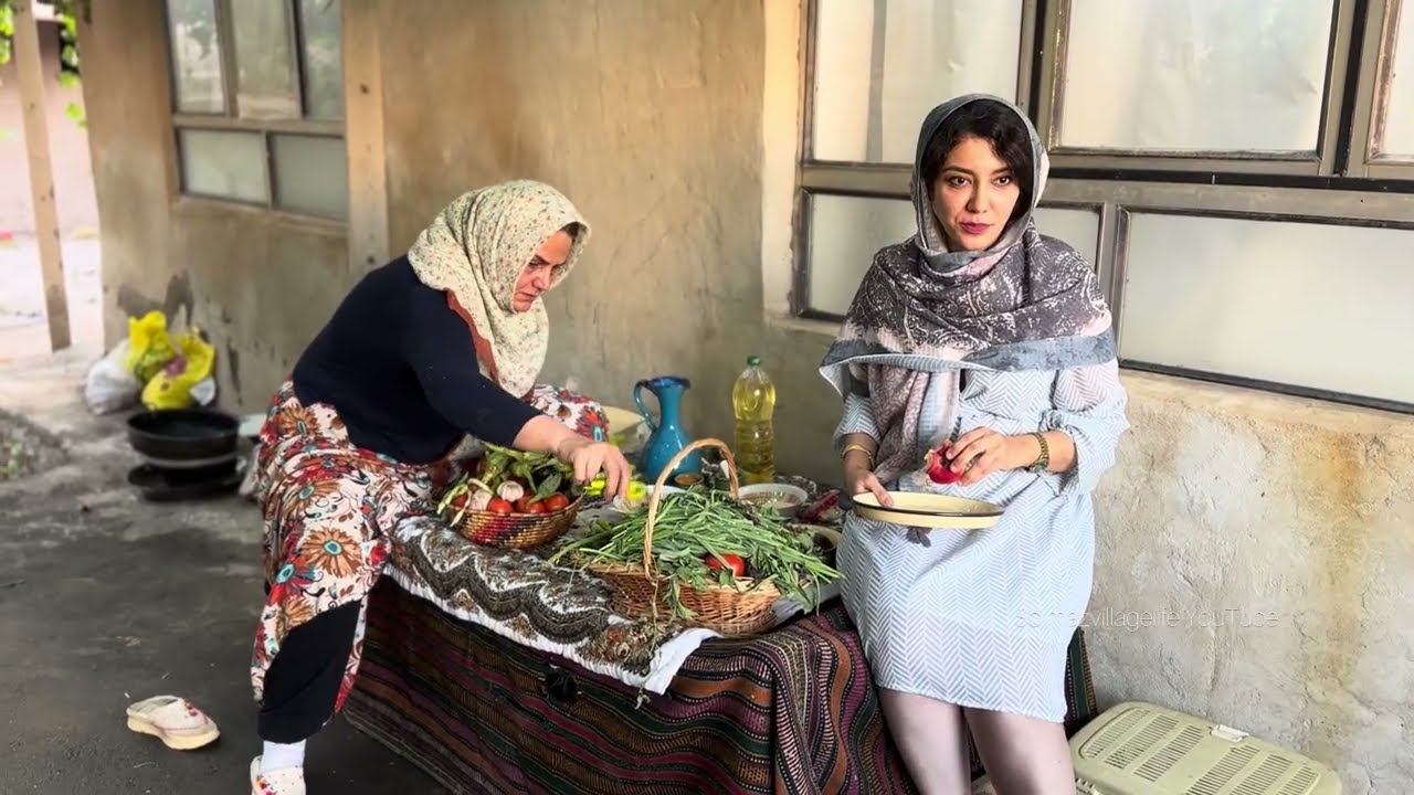پخت نان کماج روستایی با طعم کودکی | نان محلی سنتی در دل روستا