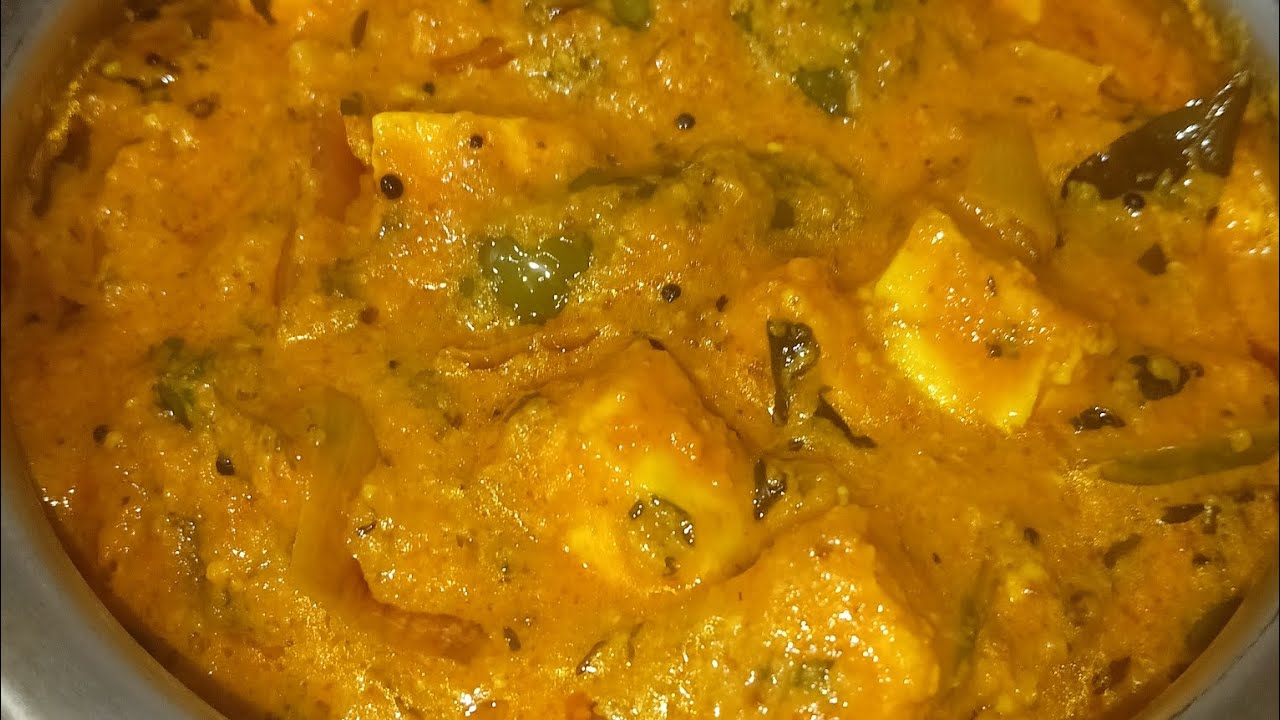     పన్నీర్ క్యాప్సికమ్ మసాలా కర్రీ || Panner Capsicum masala curry 