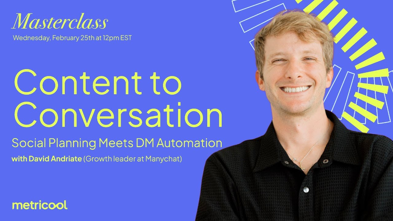 The Content to Conversation Funnel: Social Planning Meets DM Automation with Manychat