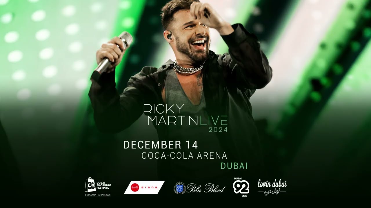Ricky Martin at Coca-Cola Arena - December 14, 2024