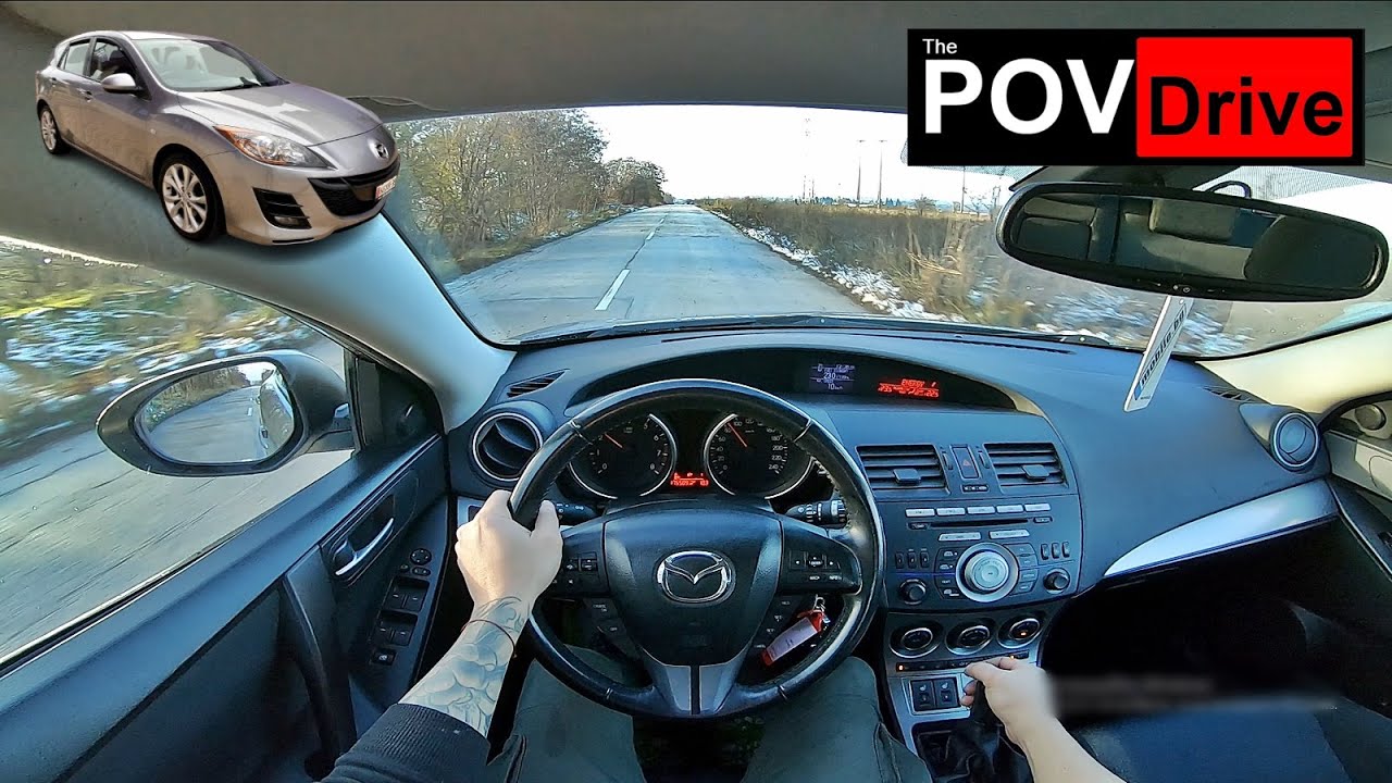 2009 Mazda 3  2.0i 151hp | POV Test Drive