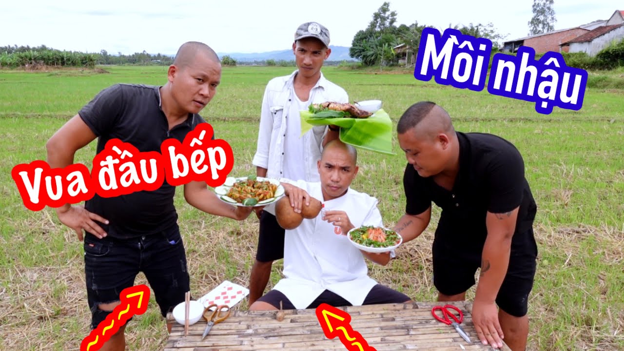 Tìm Ra Vua Đầu Bếp Mồi Nhậu Ngoài Đồng Ruộng Là Ai | Son Duoc Vlogs