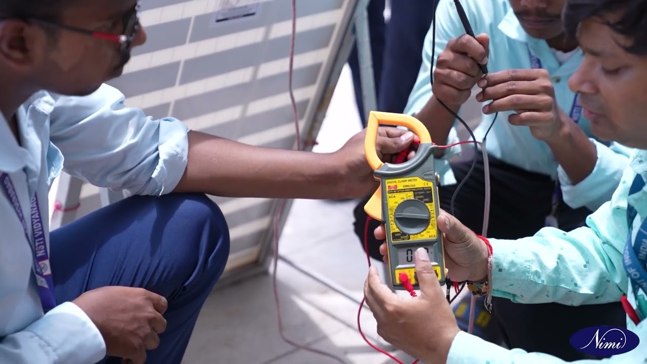To test Solar Panel  ( Practical ) | NIMI | DIGITAL | HINDI |