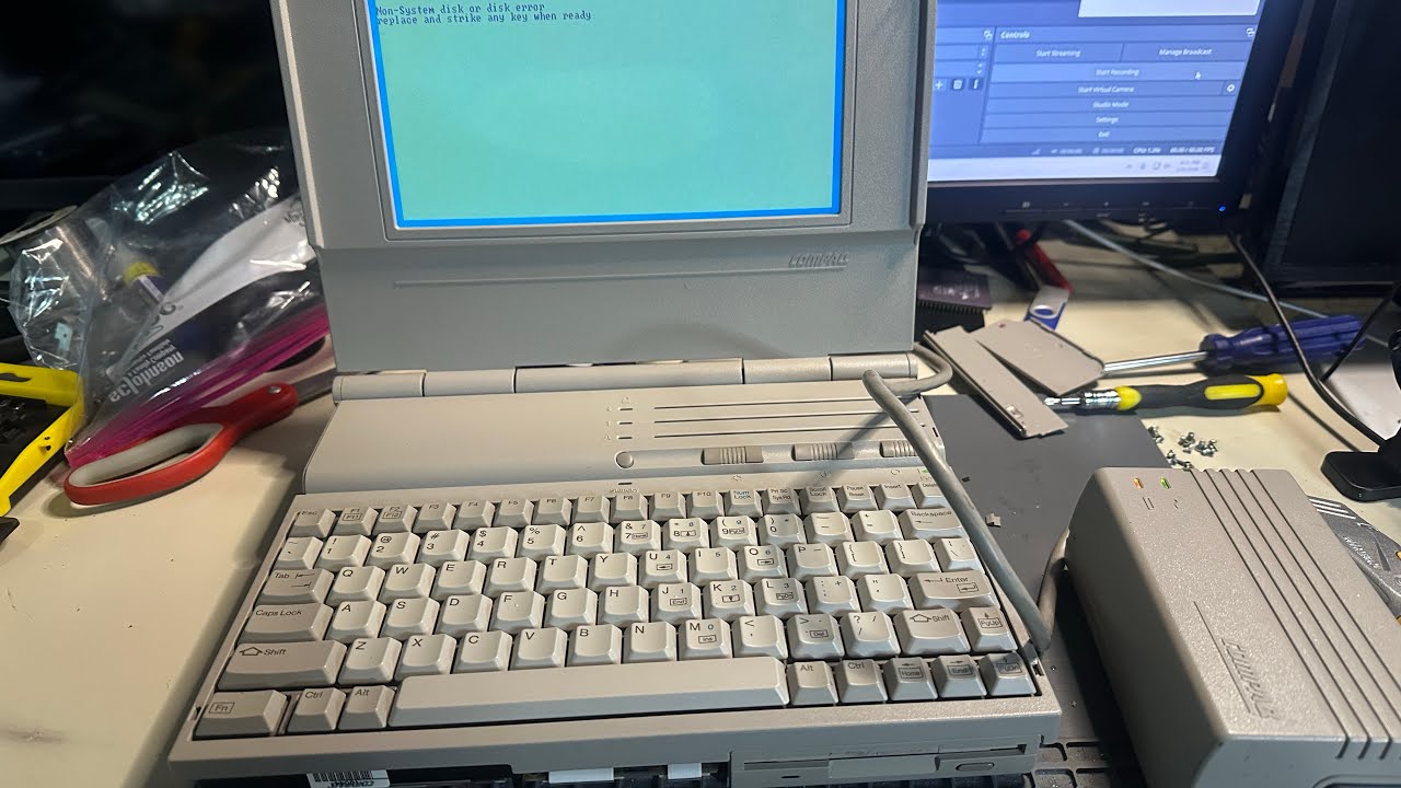 Compaq LTE 286 Recap/Power Test (Restore Part 2)